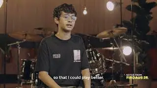 Notes from Firdaus Jr. | Young Drummer in the Zone at Firdaus Studio