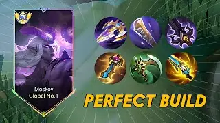 MOSKOV PERFECT BUILD EARLY TO LATEGAME!! (99% AUTO DESTROYER) - MLBB