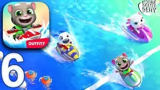 TALKING TOM JETSKI 2 - Ginger's SandCastle - Gameplay Part 6 (iOS Android)