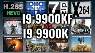 Intel i9 9900KF vs i9 9900K Benchmarks | Test Review | Comparison | Gaming | 13 Tests