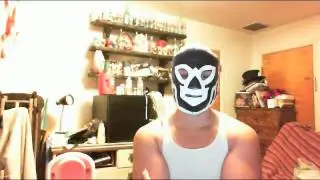Why is he in a mask?