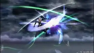 dissidia final fantasy level 100 Sephiroth vs level 100 Tidus (pvp) 12 year old psp battle