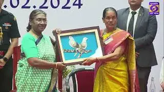 A T.V. REPORT ON HON'BLE PRESIDENT SMT. DROUPADI MURMU VISIT TO A&N ISLANDS