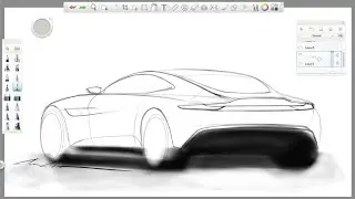 SPECTRE Aston Martin DB10 Sketch (Part 1)