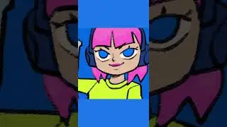 Japan City Pop Vibe | Cutie girl Speed Painting & Animation #art #creativeprocess #summer