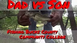 Fishing For Bass In Bucks County PA.