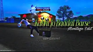 Kabhi jo baadal barse song| Free Fire High Sync Montage ⚡ Free Fire status 