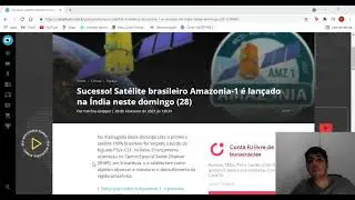você sabe o motivo do satelite brasileiro Amazonia-1 não ter sido lançado do Brasil?