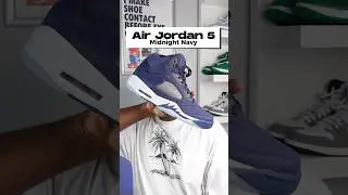 Air Jordan 5 &ldquo;Midnight Navy&rdquo; Quick Fit #fashionblogger #sneaker #outfit