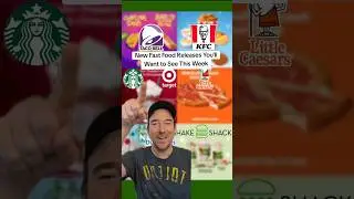 Новые релизы фастфуда от Taco Bell, KFC, Starbucks и других #fastfood #tacobell #kfc #starbucks