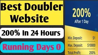 New Doubler site Today// Doubler Website 2023// 200% After 24 Hours// New Tron Doubler Website 2023/