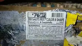300shot Multicolor Fan(8sec)( 76PROLINE)