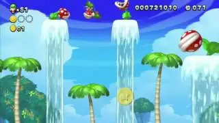 New Super Luigi U - Minzmeer-3 - Piranha-Spritztour