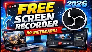 Best Free Screen Recorder For PC/Laptop 2026 | Screen Recording Software (No Watermark) | OBS Studio