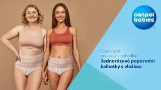 Jednor&aacute;zov&eacute; poporodn&iacute; kalhotky s vložkou 2v1✅