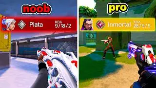 La DIFERENCIA entre un PLATA y un INMORTAL en Valorant