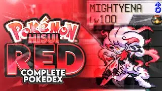 Pokemon Hisui Red Complete Pokedex (Pokegirl Gamer) #Completepokedex