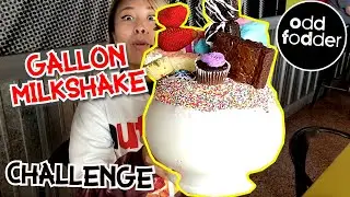 INSANE MILKSHAKE GALLON CHALLENGE at Odd Fodder in Ohio!!! #RainaisCrazy