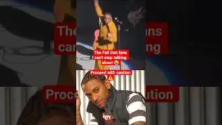 Singer Lloyd falls on stage