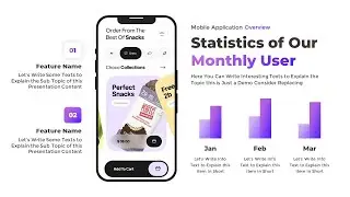 Free App Presentation Slide with iPhone Screen Mockup
