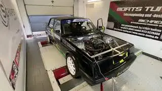 Pr&uuml;fstand Volvo 240 Rallycross Weber
