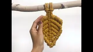 How to Make a Macrame Leaf - DIY Macrame Tutorial by Niroma Studio