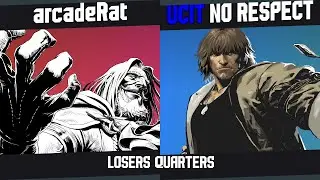Losers Quarters - arcadeRat (JP) vs NO RESPECT (Ken) - Guildhouse Fighters 85