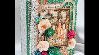 Graphic 45 Enchanted forest Mini Album Country Craft Creations design team project