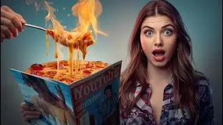 Pizza from Magazine? | AI Fun Creation | Surprising Food Twist 4K 😋