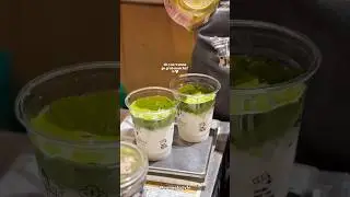 starting the new year with matcha 🍵✨ 40K for premium pistachio matcha? yes pls 💚😍 #kelapagading