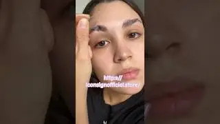 DIY brow lamination using ICONSIGN Lash & Brow Lift Kit💕Product link in my bio 😘