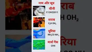 Science Formula Trick in Hindi | Sucrose, Ethanol, Urea, Methane