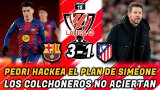 BARCELONA 3-1 ATLÉTICO: EL BARCELONA GANA UNA BATALLA IMPORTANTE FRENTE A UN ATLÉTICO MÁS AMBICIOSO