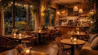 Cozy Coffee Shop Jazz ☕ Soft Jazz for Night Relax & Study | cafe jazz