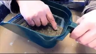 New Shaker Gold Pan Concentrator With Silicone Mat Experiment