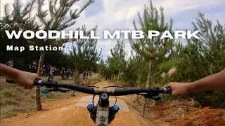 Best Intermediate Trails at Woodhill MTB Park Map Station 1 | Cube Stereo Race