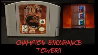CHAMPION ENDURANCE TOWER!! Mortal Kombat Trilogy On Nintendo 64! (Recorded Old School) 