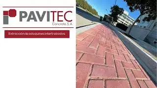 Extracci&oacute;n de adoquines intertrabados