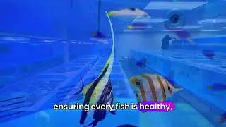 Feeding Time at Tropical Marine Centre 🐠 | Stunning Fish in Action!