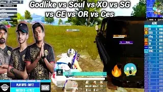 Godlike vs Soul vs OR vs XO vs SG vs GE vs Ces Last Zone Fight | Godlike Deadly Domination 🔥