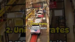 Top 10 Car Producing Countries In The World 🌎 #shorts #countries #carproduction
