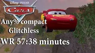[Former WR] Cars the video game speedrun Any% compact glitchless 57:38 / Тачки игра спидран