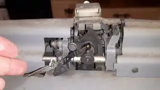 Imperial 65/66 Typewriter: Carriage Drawband Install