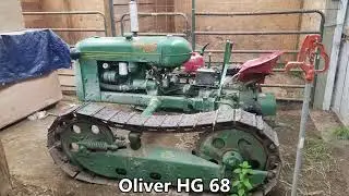 Oliver HG 68 Cletrac crawler tractor overview