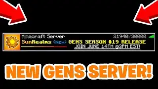TOP #1 Minecraft Gens Skyblock Server For 1.21.8? | SunRealms Minecraft Server