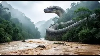 Hunting in the Fog | Giant Anaconda Attacks Without Warning