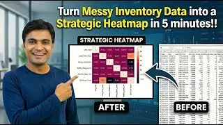 Turn Messy Inventory Data into a Strategic Heatmap in 5 minutes!!