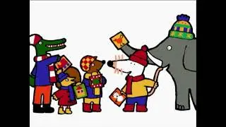 Maisy Mouse Ending Scene: Snow/Cards - S2 E7 (Special On Nick Jr.)