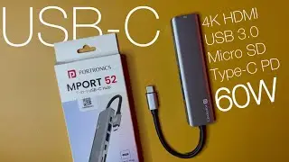 🔌 Portronics Mport 52 7-in-1 USB-C Hub &ndash; Full Overview & Real-World Test! 🔍 🔌