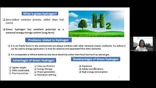 Pathways towards green hydrogen production: Challenges and opportunities-1: Dr. Amanpreet Kaur Jssal